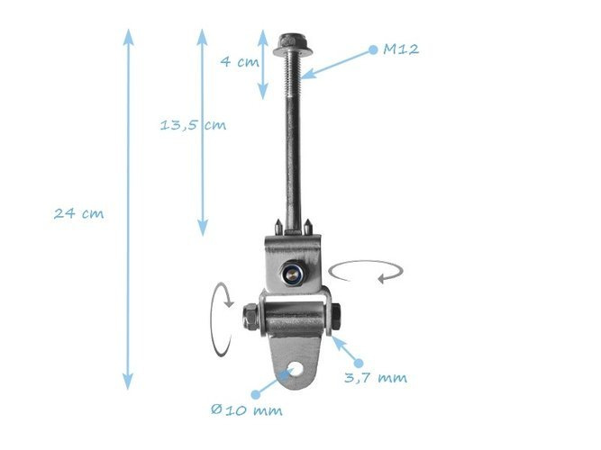 ERGO Racor de conexión con rosca M12