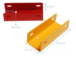 Pieza en C para balancín con muelle