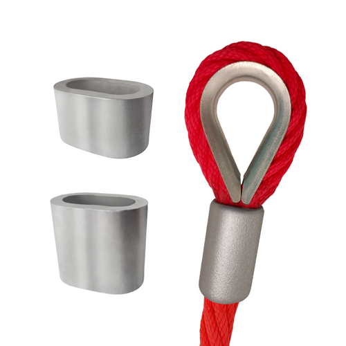 Anillo de aluminio oval 28 mm 18EK