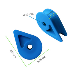  Chavetero con agujero M10