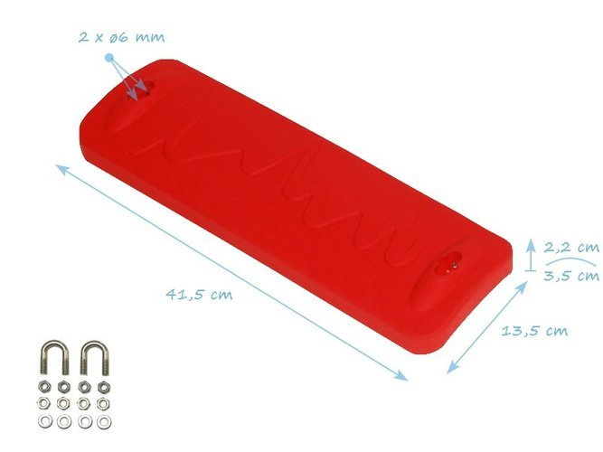 Columpio ECO + Juego de cadenas galvanizadas de un punto 5mm - 1,8m