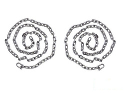 Juego de cadenas de un punto de acero inoxidable 5 mm - 1,8 m