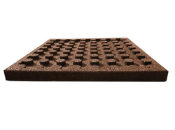 Alfombrilla de goma 500x500x45 mm