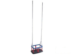 Columpio de cubo + juego de cadenas galvanizadas de 5 mm - 1,8 m