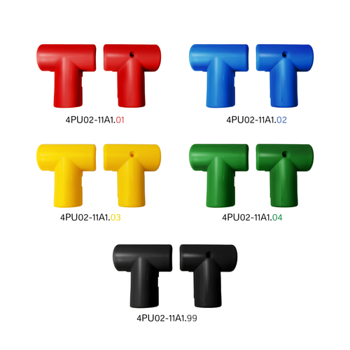 Conector en T para cable reforzado de Ø16 mm