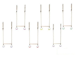 Trapecio de gimnasia con aros redondos