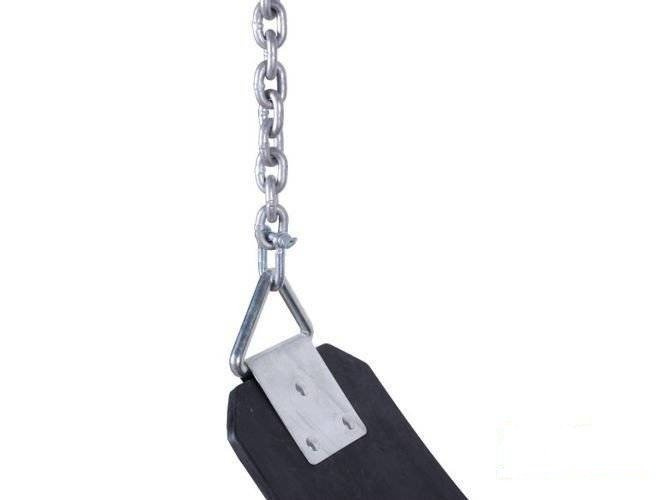 Columpio flexible con cadena para un parque infantil público