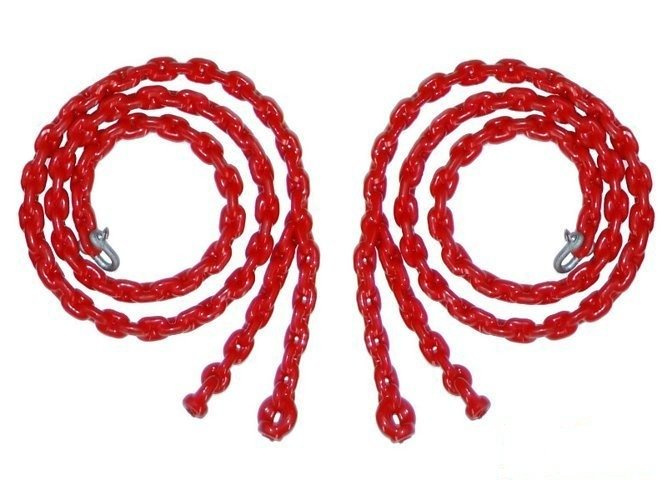 Juego de cadenas revestidas 5 mm 1,8 m