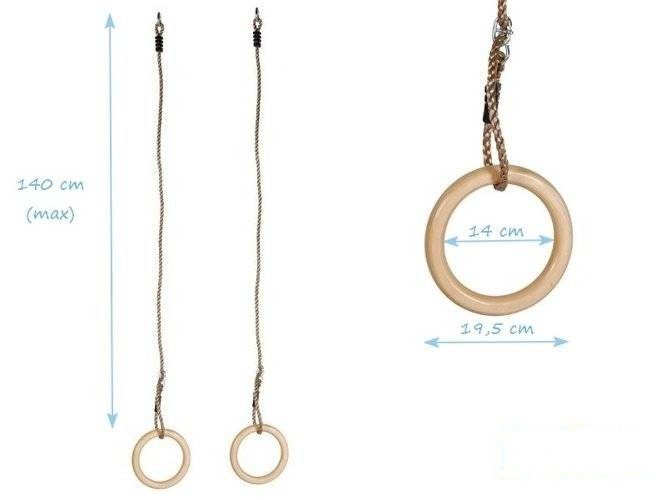 Ruedas de gimnasia de madera