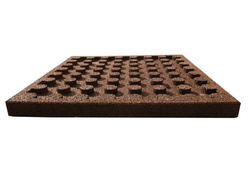 Alfombrilla de goma 500x500x45 mm