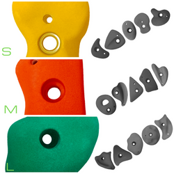 Piedras de escalada S+M+L (15 piezas)