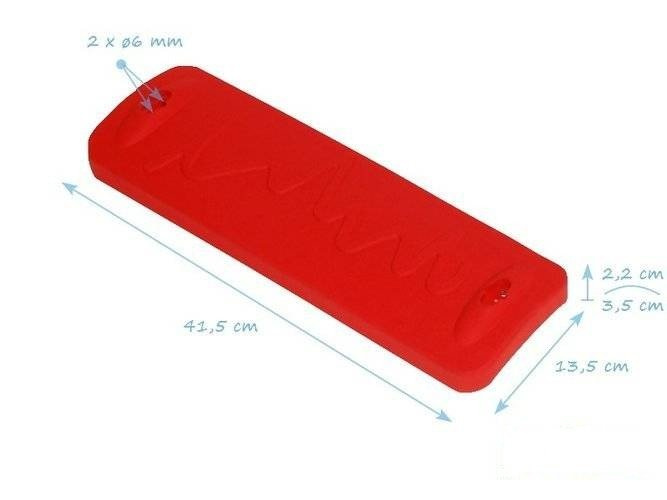 Columpio plano ECO para parque infantil público