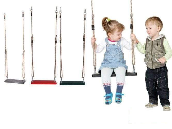 Columpio de caucho plano