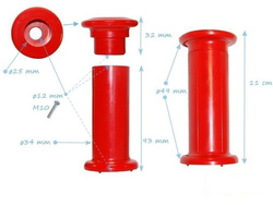 Mango de plástico 100 mm 