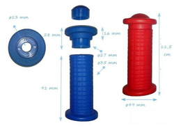 Asa de plástico 100 mm