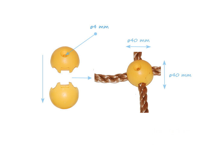  Rótula para cuerdas de Ø10 mm