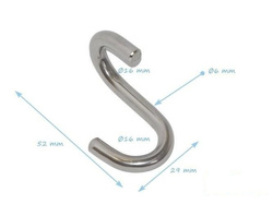 Conector S para cable reforzado de 16 mm