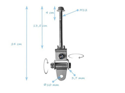 ERGO Racor de conexión con rosca M12