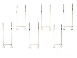 Trapecio de gimnasia con aros redondos