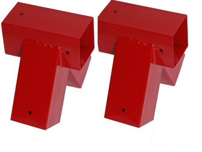 2 x Conector de haz 90x90 mm, 90°