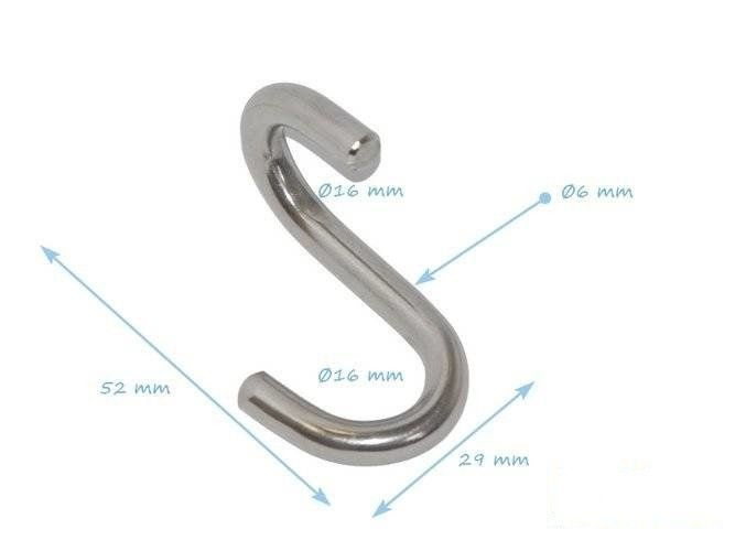 Conector S para cable reforzado de 16 mm