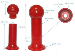 Asa de plástico 123 mm