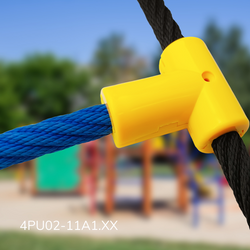 Conector en T para cable reforzado de Ø16 mm