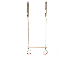 Trapecio de gimnasia con aros redondos