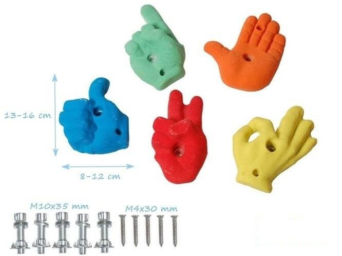 Presas de escalada GESTOS