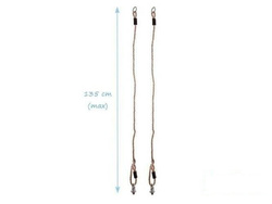 Cuerda horizontal de neumáticos para el parque infantil