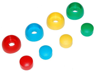 Juego de tapones para vigas redondas