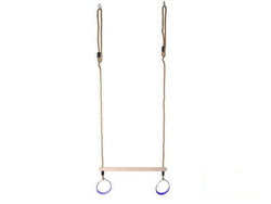 Trapecio de gimnasia con aros redondos