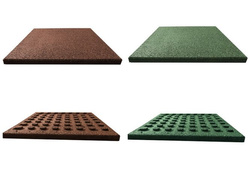 Alfombrilla de goma 500x500x45 mm