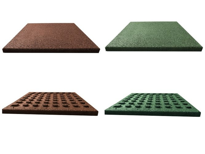 Alfombrilla de goma 500x500x45 mm