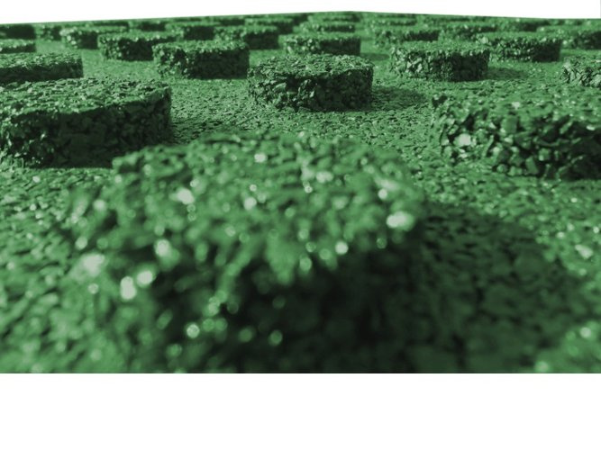 Alfombrilla de goma 500x500x35 mm