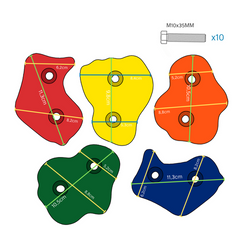 Rocódromos de plástico