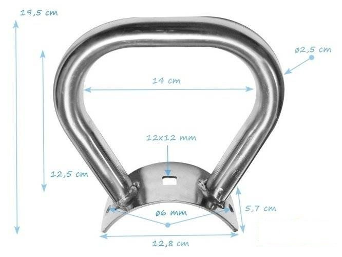Soporte de barra de equilibrio para barra de Ø120-140 mm