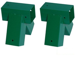 2 x Conector de haz 90x90 mm, 90°
