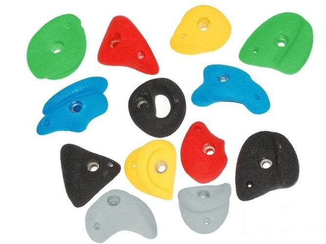 Piedras en L para el rocódromo