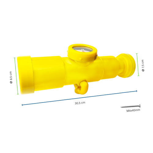 Telescopio con brújula para el parque infantil
