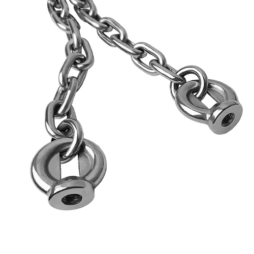 Juego de cadenas de acero inoxidable de 6 mm - 1,5 m