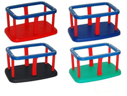 Columpio de cubo + juego de cadenas galvanizadas de 6 mm - 1,8 m