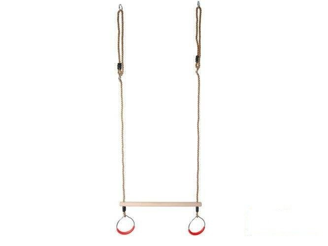 Trapecio de gimnasia con aros redondos