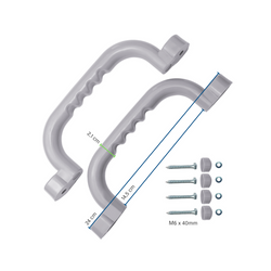 Juego de asas 240x75 mm