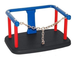 Columpio de cubo con cadena para parque infantil público