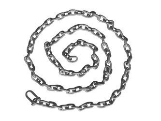Juego de cadenas galvanizadas de un punto 5 mm - 1,8 m