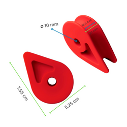  Chavetero con agujero M10