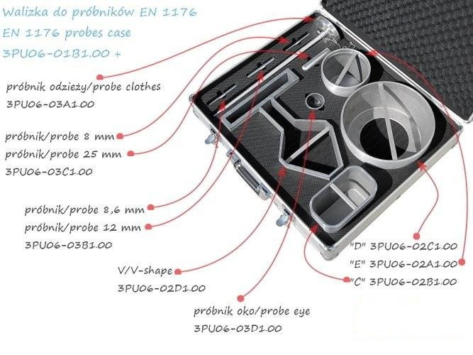 Conjunto de muestreo EN1176