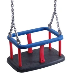 Columpio de cubo + juego de cadenas de acero inoxidable de 5 mm - 1,8 m