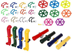 Juego de asas 240x75 mm + Volante + Telescopio + Periscopio